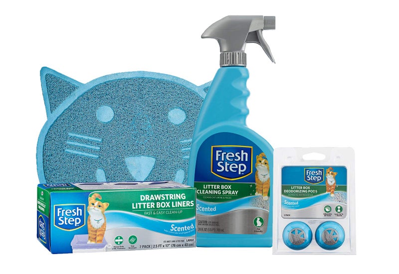 Fresh Step Kitty Litter Trapper Keeper - Cat Shaped Litter Mat for All Cats, Great for Cleaning Up After Your Cat - 23.5" x 17.5" - Image 4